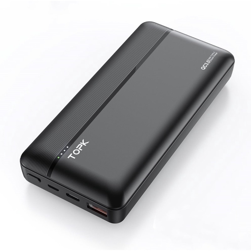 Pin Sạc Dự Phòng 20000mAh TOPK I2015P - Sạc Nhanh PD QC 3.0 18W - 2 Cổng Ra