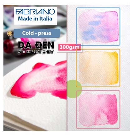 Giấy Vẽ A1/A2 Màu Nước FABRIANO Lẻ 300gsm