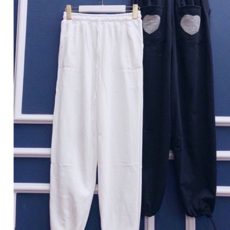 Quần Bom Tim - Quần Nỉ Bo Gấu  Cá Tính - Thời Trang Nữ ( Kèm Video Thật 100%)