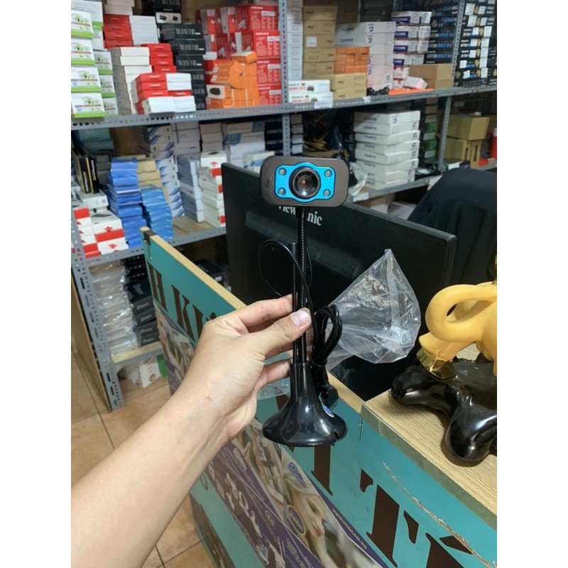 Webcam Vcam 720p Chân Cao Có Mic | BigBuy360 - bigbuy360.vn