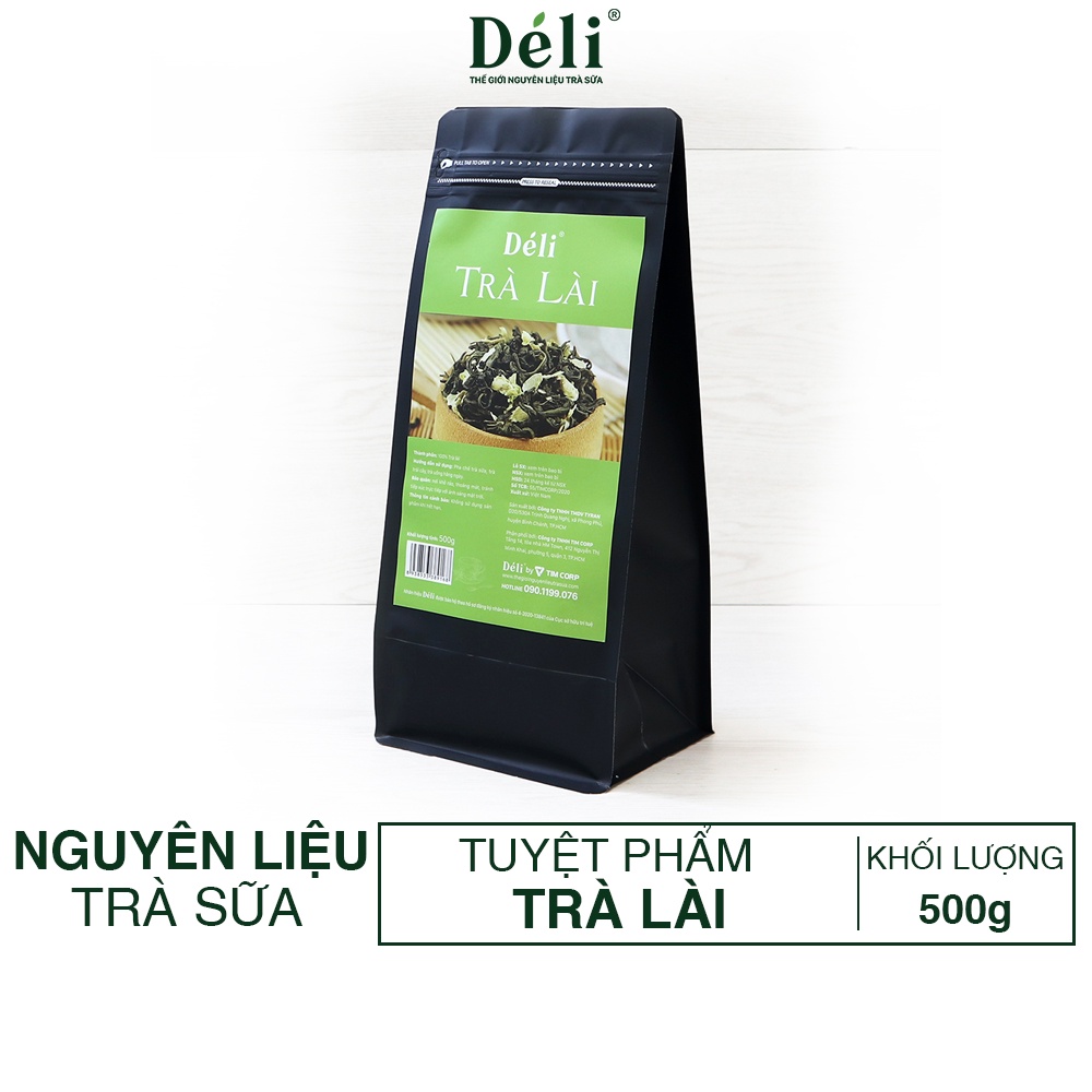 Trà Lài (trà hoa Nhài) cao cấp Déli  [GIÁ TỐT] TÚI 500gram - Nguyên liệu pha chế trà sữa, trà trái cây