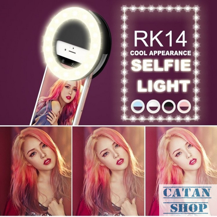 Đèn LED selfie trợ sáng pro chụp hình tự sướng ring light SLED-RK14