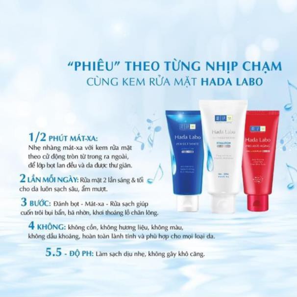 Sữa rửa mặt dưỡng ẩm tối ưu Hada Labo Advanced Nourish Cleanser dung tích 80g | BigBuy360 - bigbuy360.vn