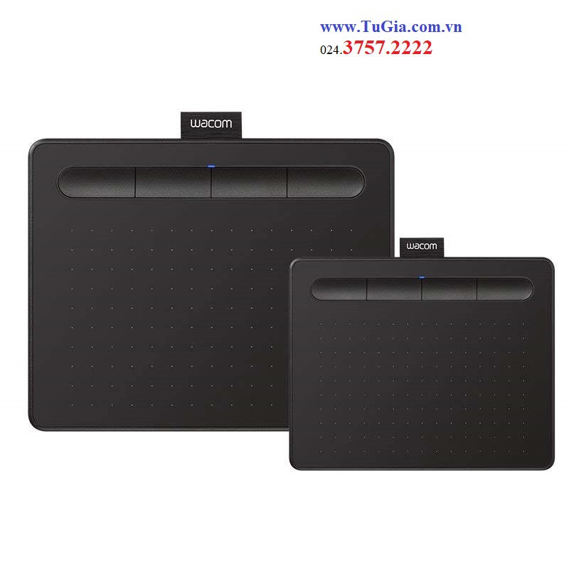 Bảng vẽ cảm ứng Wacom Intuos S CTL4100 Small (Black) Hàng chính hãng