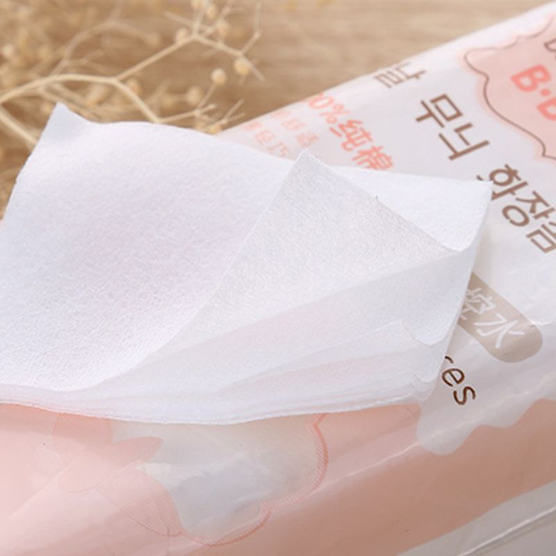 Túi 500 Miếng Bông Tẩy Trang Bằng Vải Không Dệt Mỏng