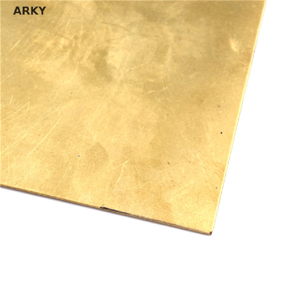 Tấm Lá Đồng Thau Mỏng 0.5mm / 0.8mm / 1mm / 2mm 100X100mm Tự Làm Thủ Công