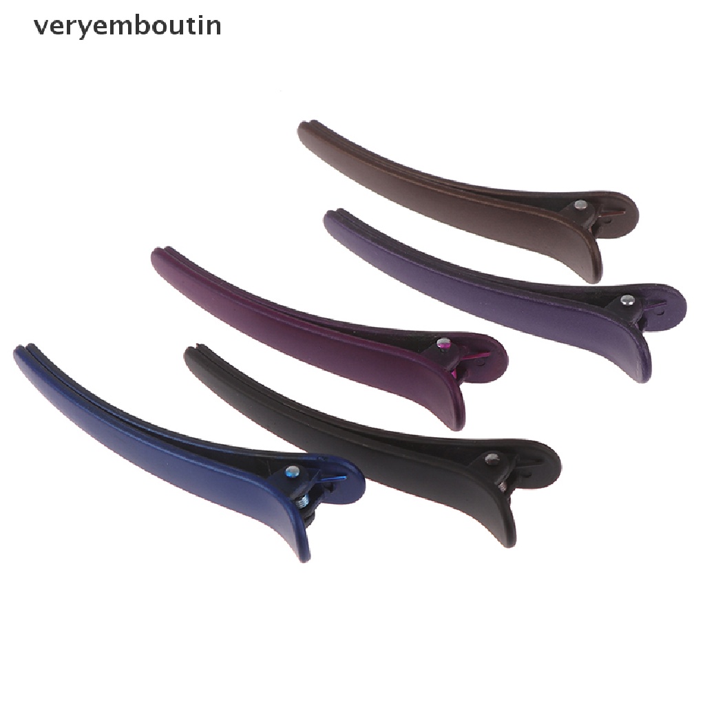 Kẹp Tóc Mỏ Vịt Bằng Nhựa Chống Trượt Cho Nữ 1 Cái