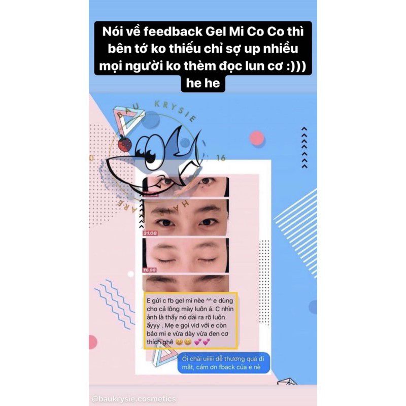 Coco Gel - Gel Dưỡng Mi, Mày