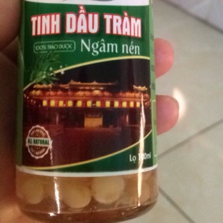 Tinh dầu tràm ngâm củ nén