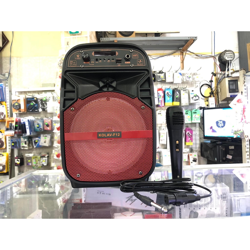 LOA BLUETOOTH KARAOKE F12 TẶNG MICRO