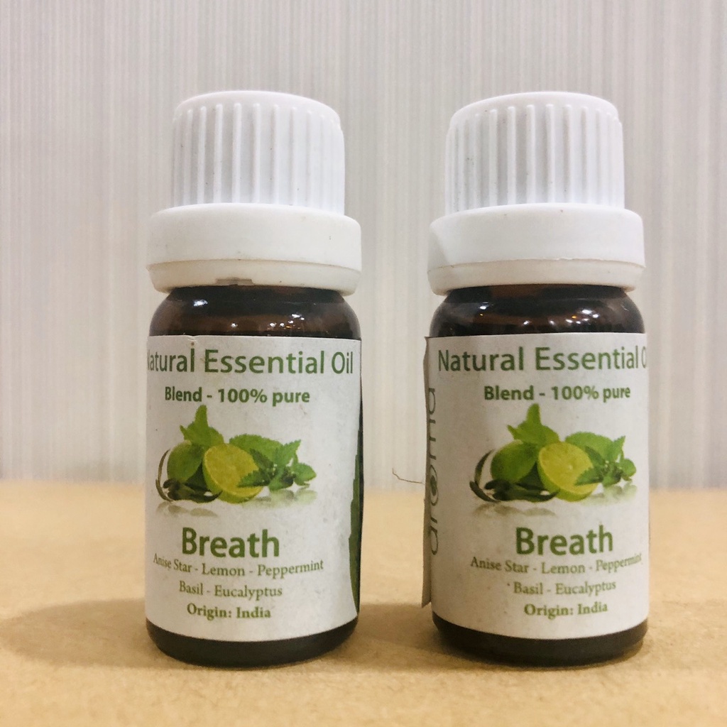 Tinh dầu xông AROMA Khuynh Diệp Bạc Hà Breath 10ml