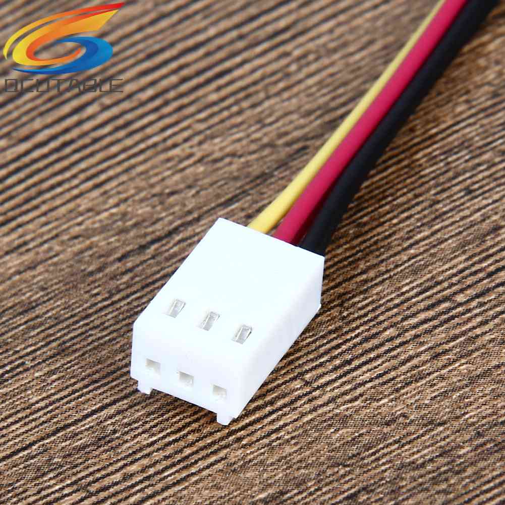 Set 5 Dây Cáp Chia Cổng 12V 3 Pin Female Sang 2 / 3 Pin Male Cho Quạt Máy Tính