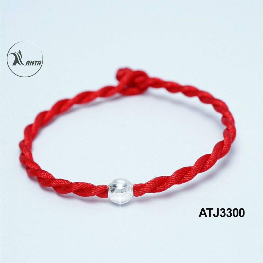 Vòng tay chỉ đỏ hạt bạc 925 ANTA Jewelry ATJ3300