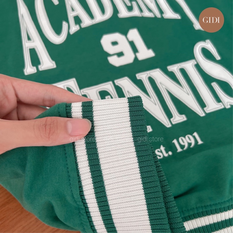 Áo Gile ACADEMY TENNIS 1991 Nam nữ unisex vải thun da cá tici co giãn cực mát form rộng