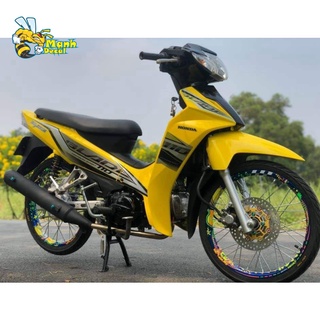 Ten rời xe honda wave blade 110 dán xe vàng