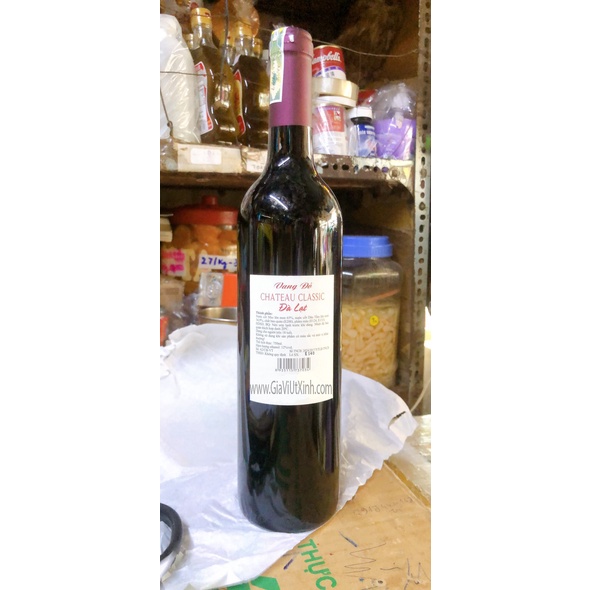 RƯỢU NẤU ĂN VANG ĐỎ ĐÀ LẠT 12 ĐỘ - 12% VOL DA LAT RED COOKING WINE