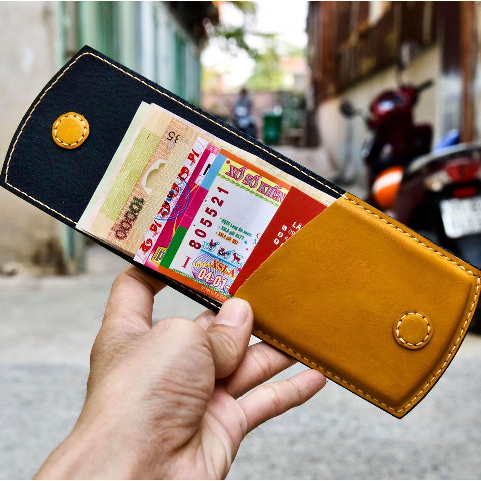Ví Sen Card Cao Cấp- Handmade Leather
