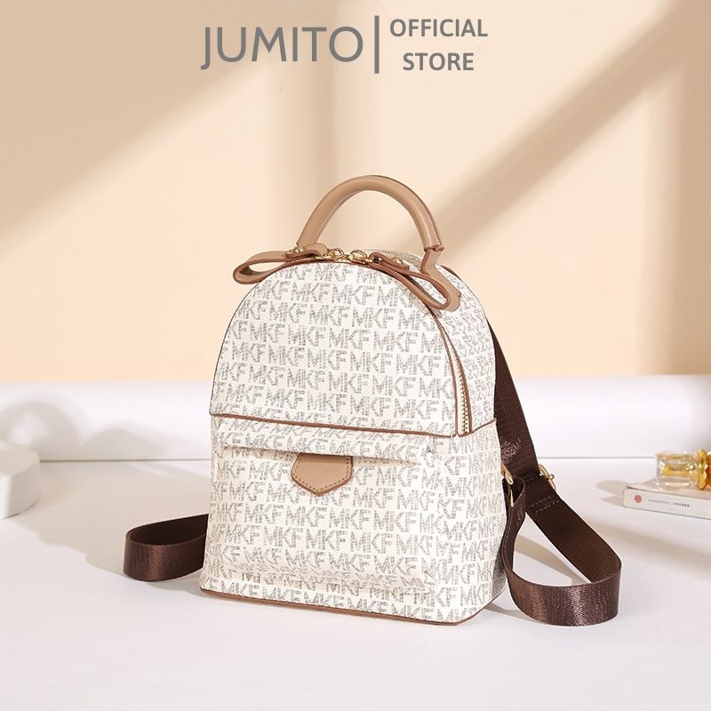 Balo mini nữ MKF chất liệu da PU thời trang cao cấp đi chơi du lịch siêu xinh JUMITO T2.037.NA