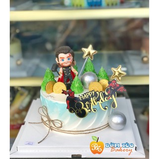 Bộ siêu anh hùng Marvel trang trí bánh