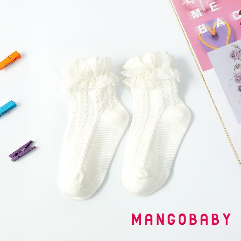 Vớ ren công chúa màu trơn xinh xắn cho bé gái