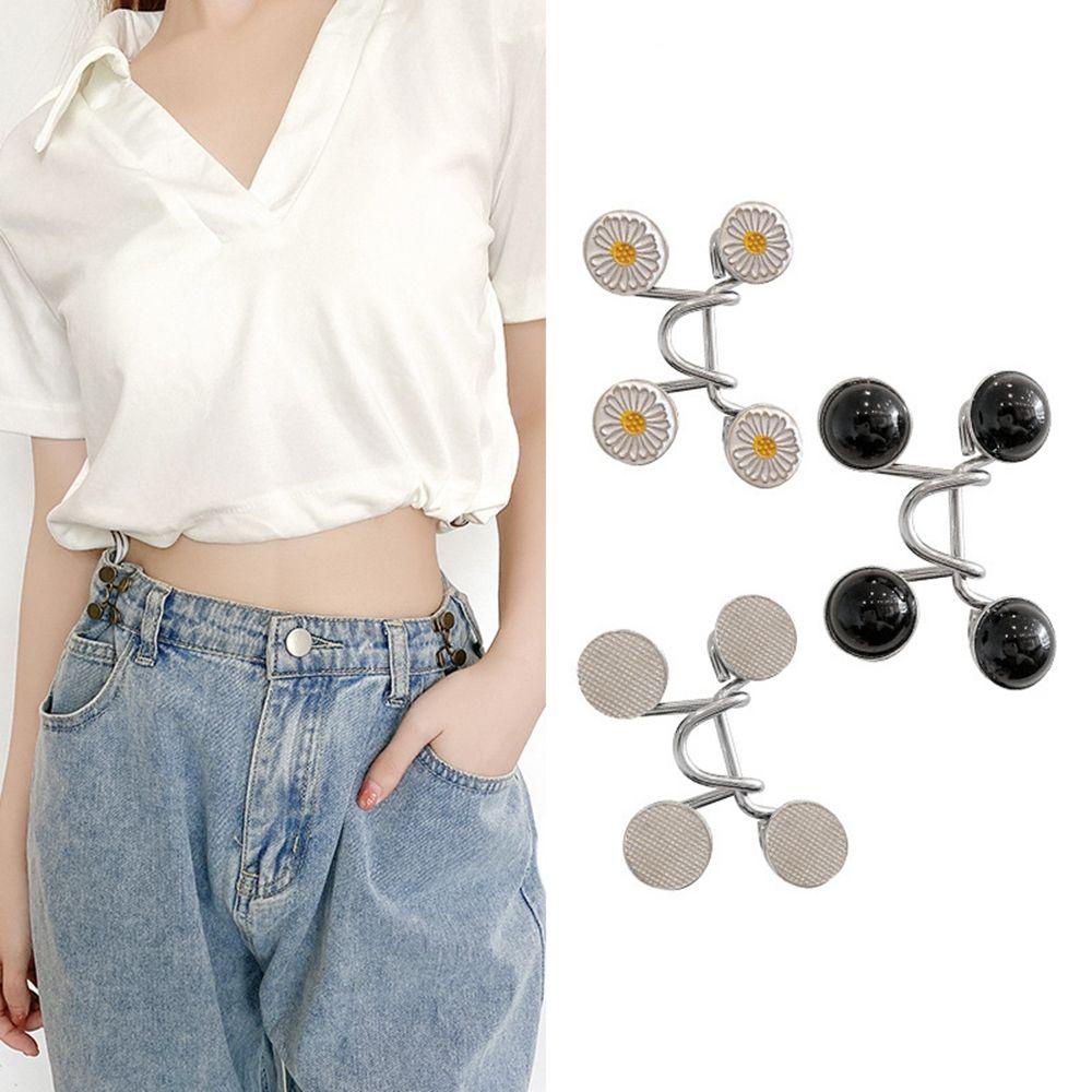 Kẹp Cài Quần Áo Thời Trang Hàn Quốc|Trâm Cài Áo Hình Bông Hoa Đính Đá Sang Trọng