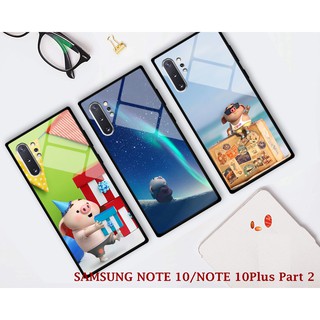 Bộ ốp lưng kính hình heo cute cho điện thoại Samsung Note 10/note 10 plus (note 10+) part 2 mã từ 21-37