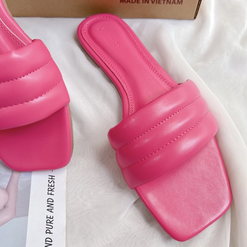 Dép nữ Sim.P quai ngang phồng - poha