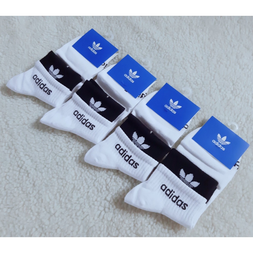 Vớ Adidas cổ lửng 2 tầng Nam Nữ phong cách thể thao, trẻ trung, năng động.