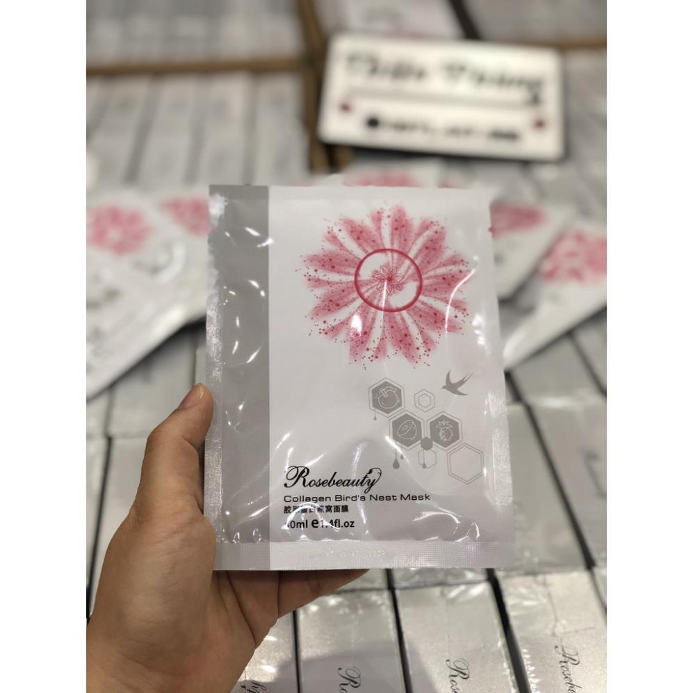Combo 03 Miếng Mặt nạ collagen Yến Rose Beauty