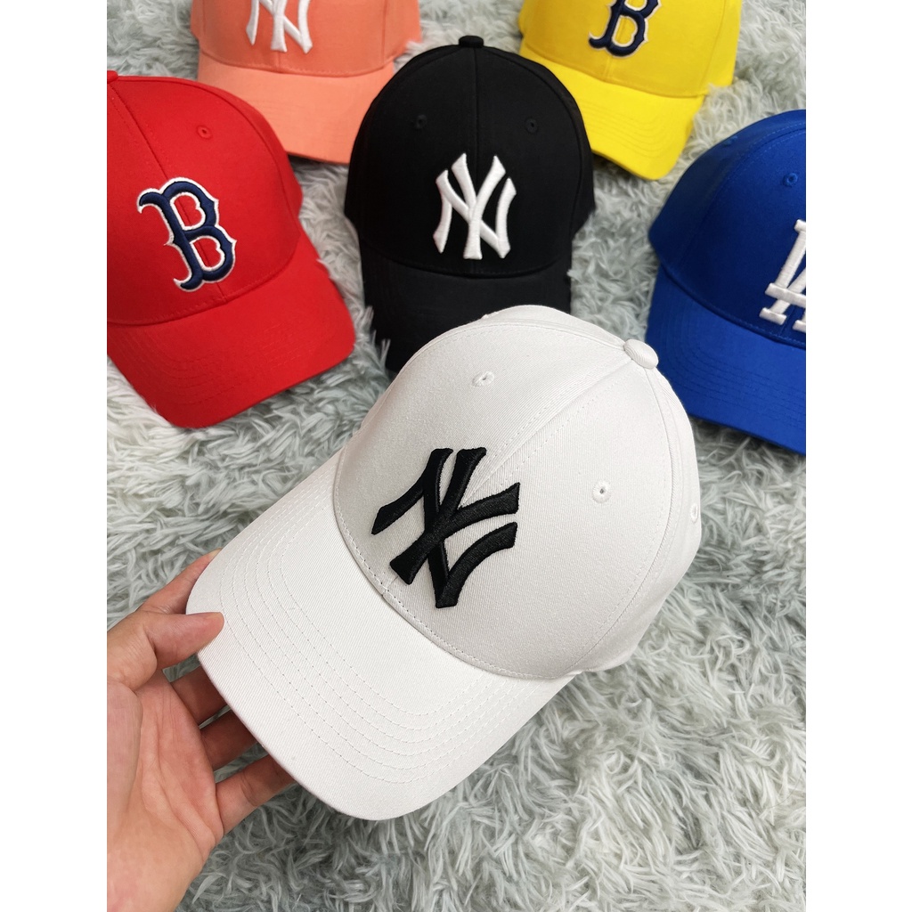 Nón Kết, Mũ Lưỡi Trai MLB Logo Ball Cap Black N15