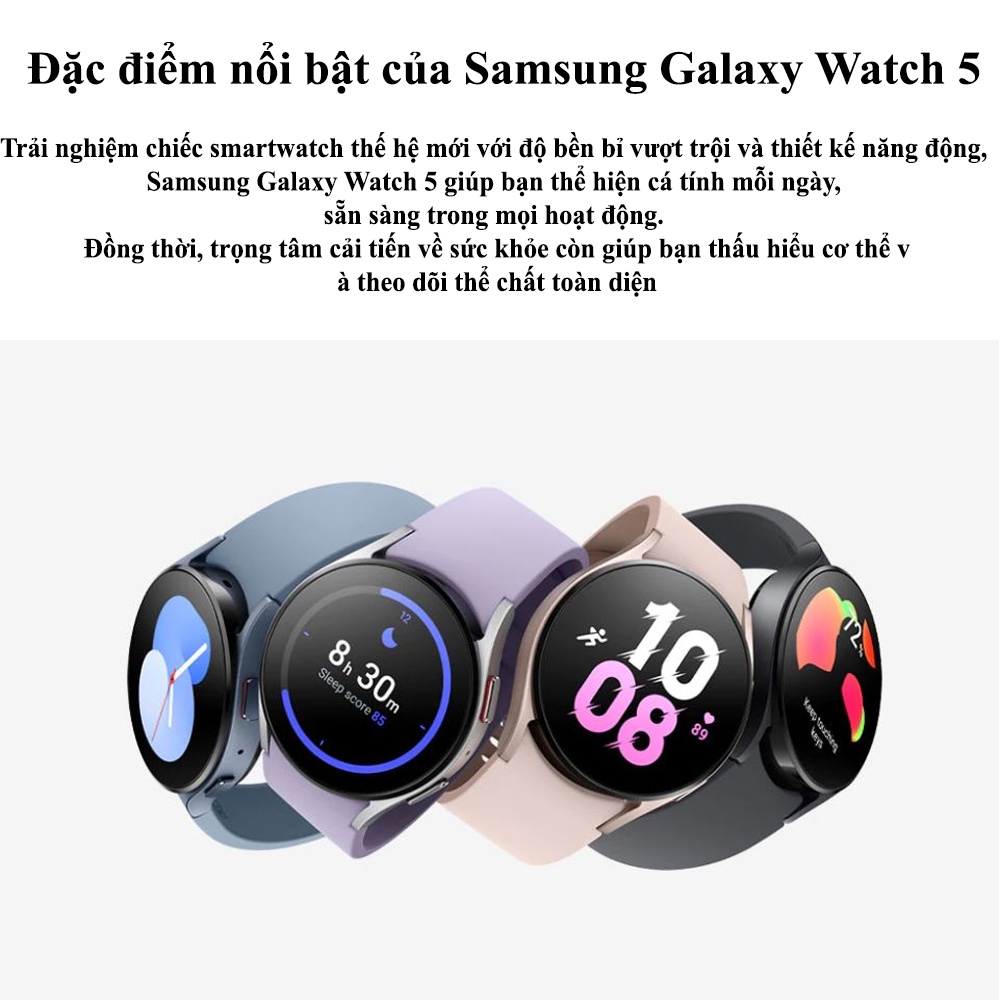 Đồng hồ thông minh Samsung Galaxy Watch 5 - Hàng chính hãng