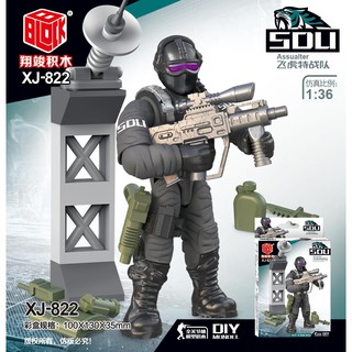Bộ 8 nhân vật mega blocks XJ822