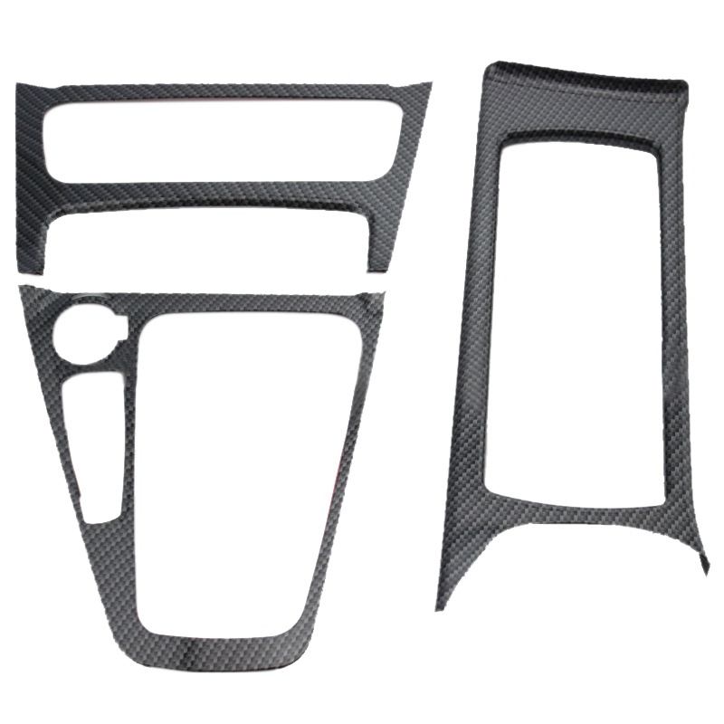 Khung Nhựa ABS In Họa Tiết Sợi Carbon Trang Trí Bảng Cần Gạt Số Cho Ford Focus 2015 2016 2017 MK3 ST