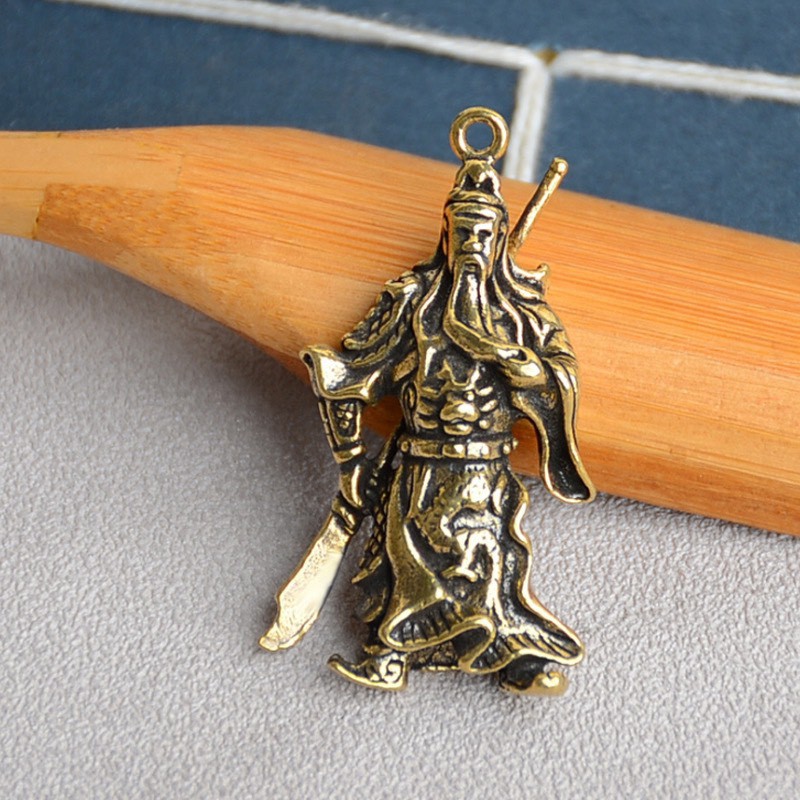 Tượng đồng mini phong thủy quan công quan vân trường trang trí nhà cửa