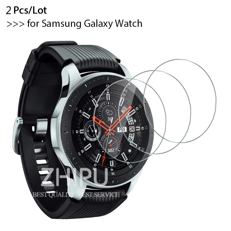 Set 2 Kính Cường Lực Bảo Vệ Màn Hình Đồng Hồ Samsung Galaxy Watch 46mm &amp; 42 mm 9h Premium Và Phụ Kiện