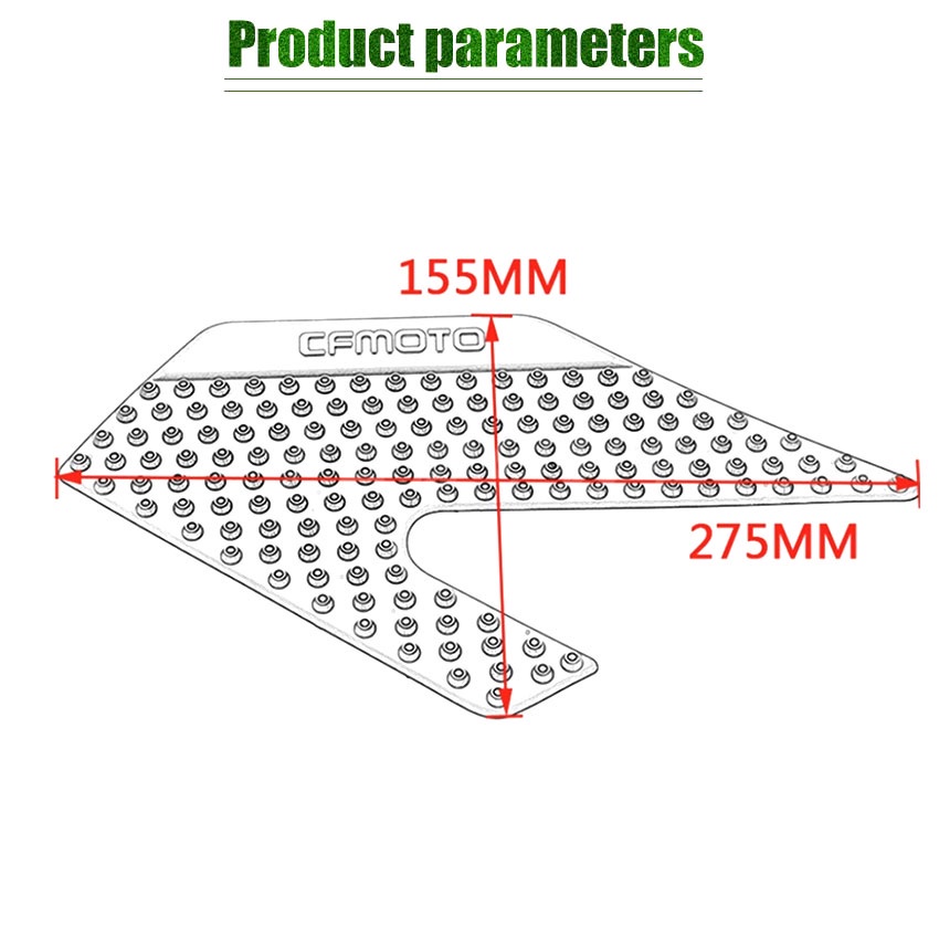 Miếng Dán Bảo Vệ Bình Xăng Chống Trượt Cho Xe Mô Tô Breeze 400NK 650NK CF650TR