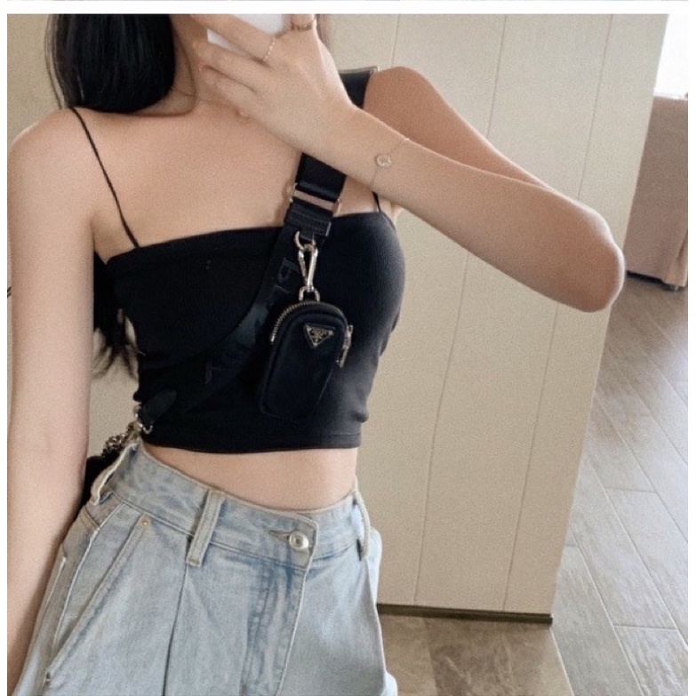 Áo 2 dây sợi bún thun gân dày dặn đẹp (ảnh thật/ có sẵn)
