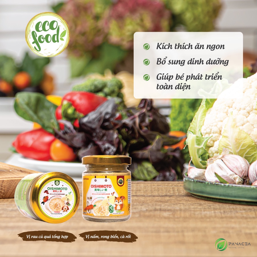 Combo &quot;Tốt bụng&quot; - Bộ 3 Sản phẩm Gia vị Ăn dặm cho bé Ecofood - Ăn dặm kiểu nhật, tự chỉ huy, truyền thống