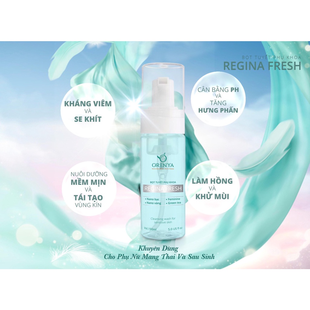 Nước rửa phụ khoa 150ml / Dung dịch vệ sinh phụ nữ Orenya Làm sạch dịu nhẹ, chăm sóc vùng kín - ORENYA TPHCM