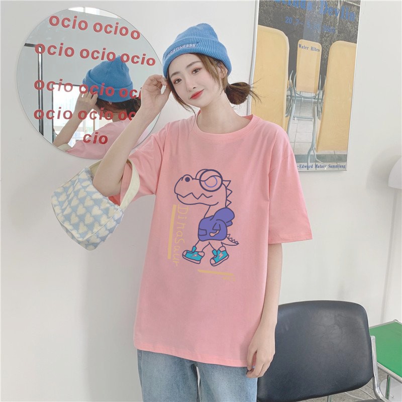 Áo thun nữ nam form rộng giấu quần unisex phông basic teen cổ tròn cotton oversize KL COOL giá rẻ in style ulzzang