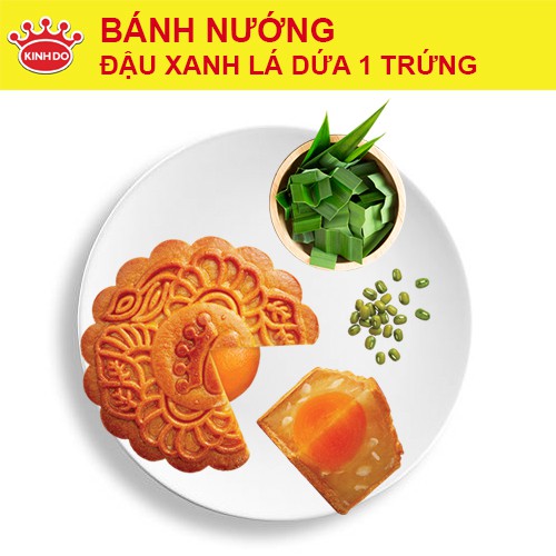 KINH ĐÔ 2021 | Bánh trung thu KINH ĐÔ 1 trứng ĐẶC BIỆT tùy chọn hương vị hộp 2 bánh hoặc 4 bánh - DATE MỚI