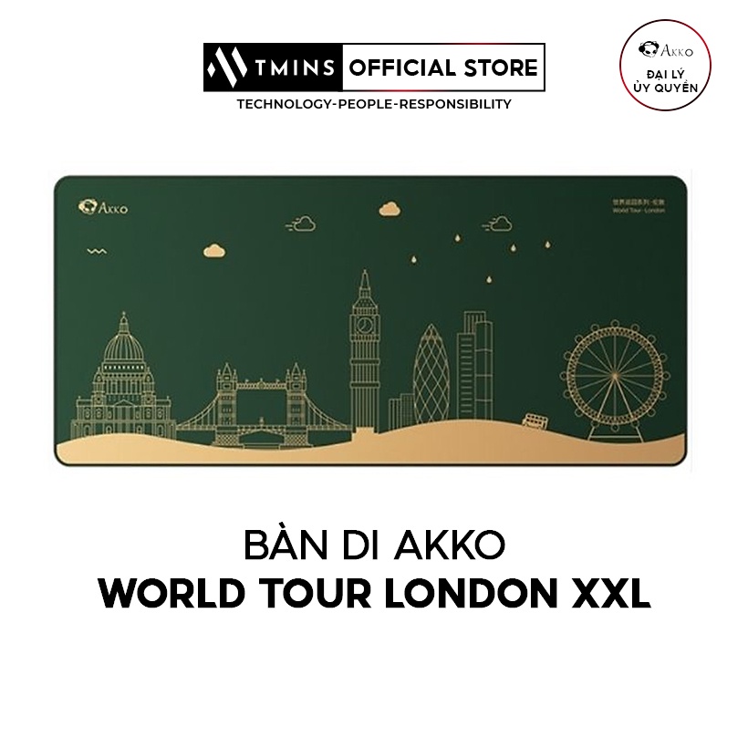 Bàn di AKKO World Tour London XXL