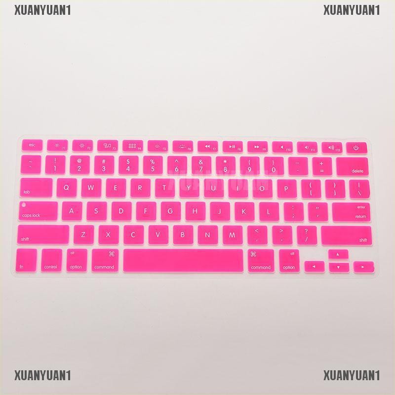 【XUANYUAN1】Silicone Keyboard Skin Cover Case for Macbook Air Pro 13" 15" 17" I