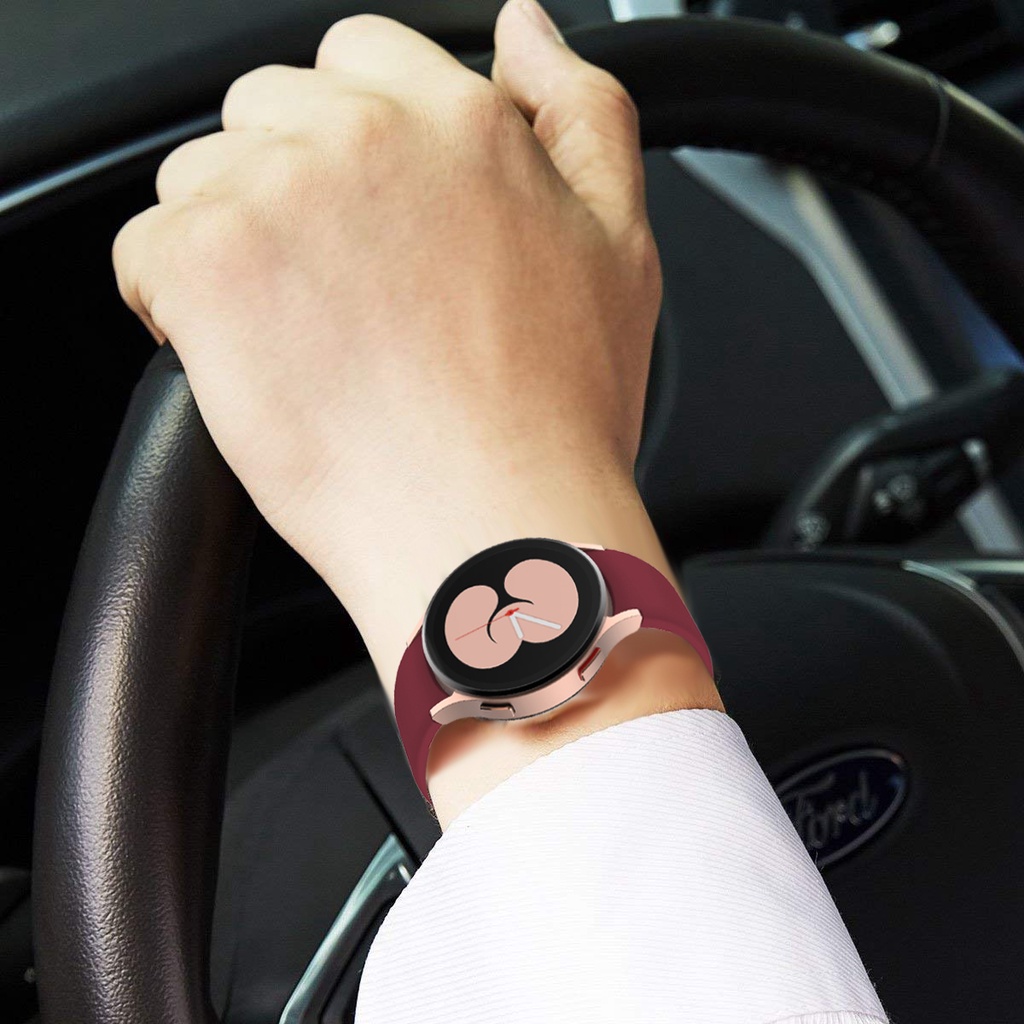 Dây Đeo Silicon Cho Đồng Hồ Thông Minh Samsung Galaxy Watch 4 classic 46mm 42mm 4 44mm 40mm