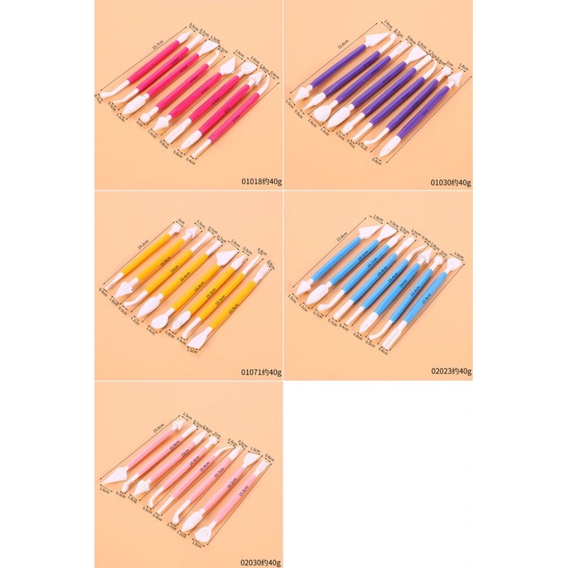 Bộ 8 que tạo hình fondant