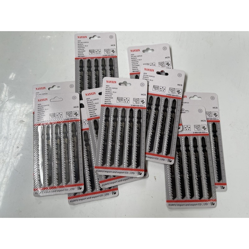 combo bộ 5 lưỡi cưa sọc Nanxin