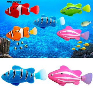 Đồ chơi chú cá robot điện tử sử dụng pin cho bé