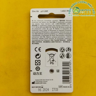 Pin máy trợ thính của UK 312