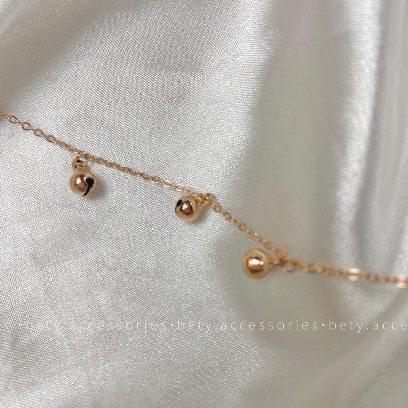 Lắc chân cỏ bốn lá may mắn phong cách Hàn Quốc