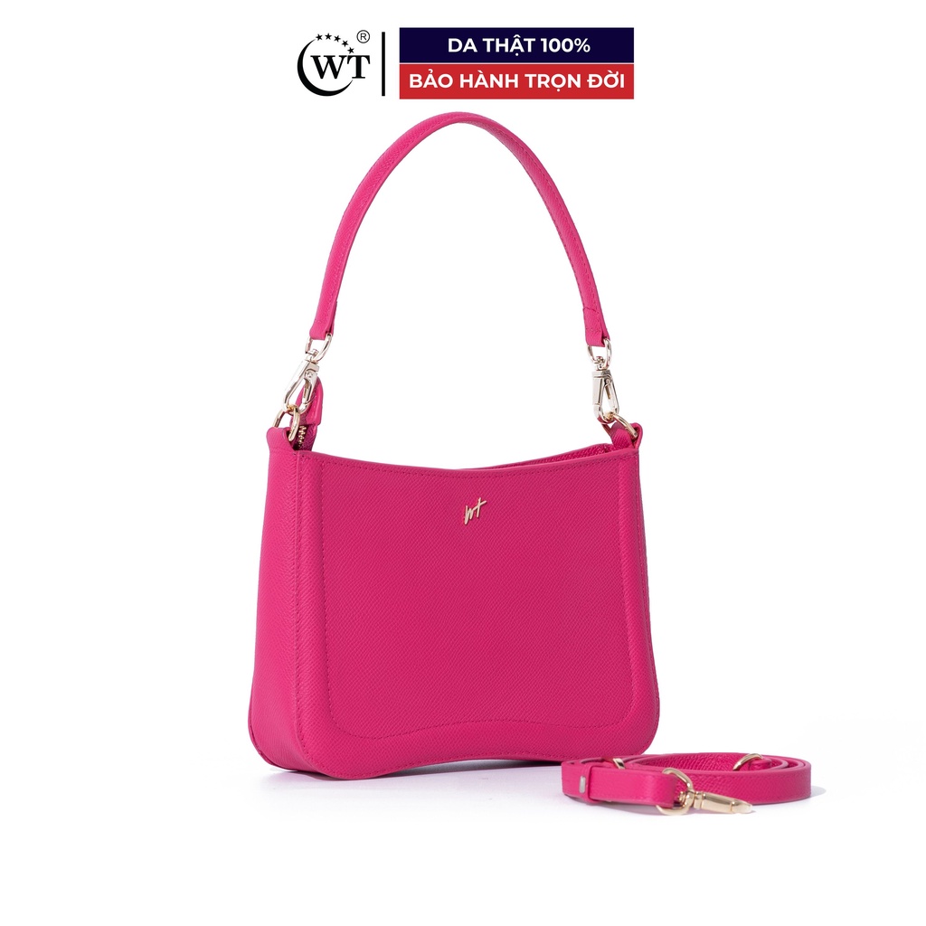 Túi Xách Nữ Có Quai Đeo Da Bò Cao Cấp Màu Đen, Màu Trắng, Màu Đỏ, Màu Olive WT Leather THE LASSIE